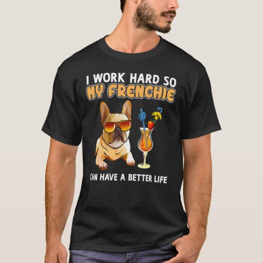 Frenchie French Bulldog T-shirt (Voorkant)