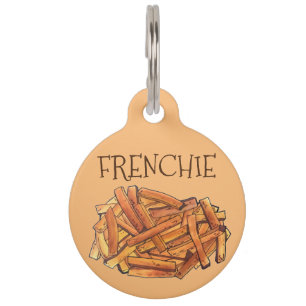 FRENCHIE French Fry Steak Fries Fried Potatives Huisdierpenning