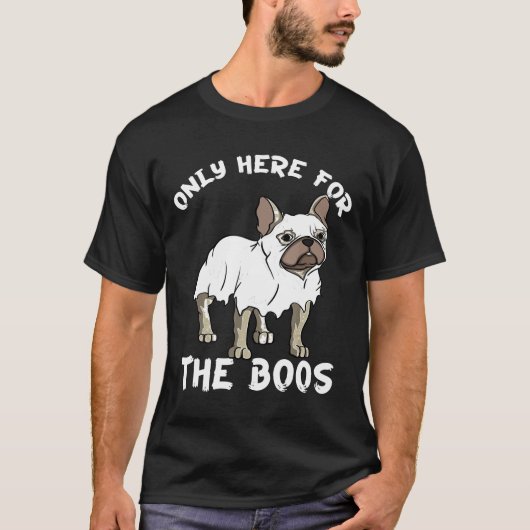 Frenchie Frenchie Dog hier voor de Boos French B T-shirt (Voorkant)