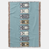 Frenchie Friends Deken (Voorkant Verticaal)