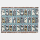 Frenchie Friends Deken (Voorkant)