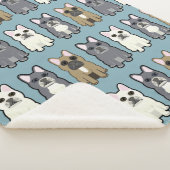 Frenchie Friends Sherpa Deken (3/4)