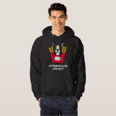 FRENCHIE FRIES FRENCH BULLDOG HOODIE (Voorkant volledig)