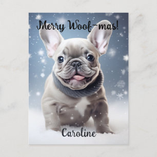 Frenchie Frosty Bliss Briefkaart