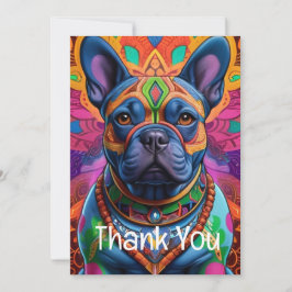Frenchie Fun Bedankkaart