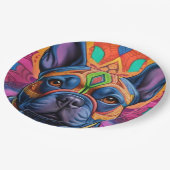 Frenchie Fun Papieren Bordje (Gekanteld)