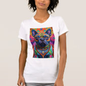 Frenchie Fun Verjaardags Fantasie T-shirt (Voorkant)