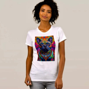 Frenchie Fun Verjaardags Fantasie  T-shirt