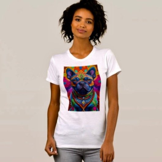 Frenchie Fun Verjaardags Fantasie T-shirt