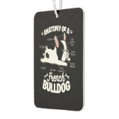 Frenchie Gift | Anatomie van een Franse hond Luchtverfrisser (Links)