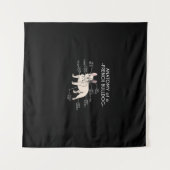 Frenchie Gift | Anatomie van een Franse hond Wandkleed (Voorkant (horizontaal))