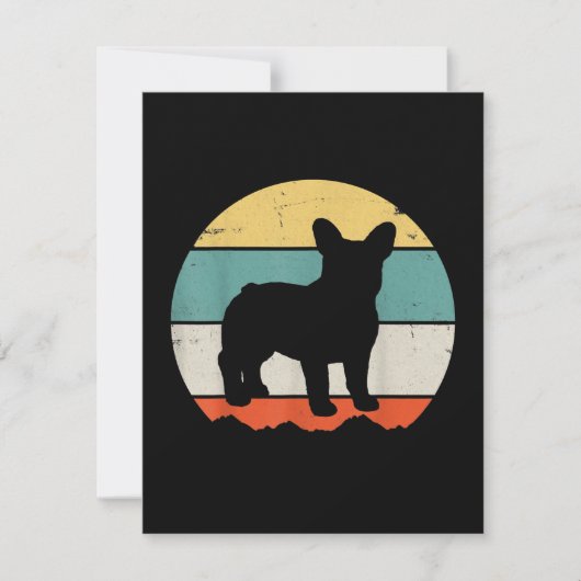 Frenchie Gift |  Franse bulldog Gift Bedankkaart (Voorkant)