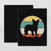 Frenchie Gift |  Franse bulldog Gift Bedankkaart (Voorkant / Achterkant)
