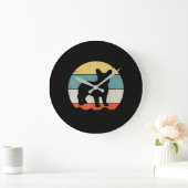 Frenchie Gift | Franse bulldog Gift Grote Klok (Huis)