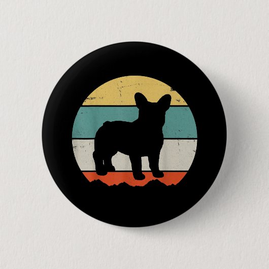 Frenchie Gift | Franse bulldog Gift Ronde Button 5,7 Cm (Voorkant)
