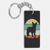 Frenchie Gift | Franse bulldog Gift Sleutelhanger (Voorkant Links)