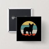 Frenchie Gift | Franse bulldog Gift Vierkante Button 5,1 Cm (Voorkant /achterkant)