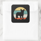 Frenchie Gift |  Franse bulldog Gift Vierkante Sticker (Tas)
