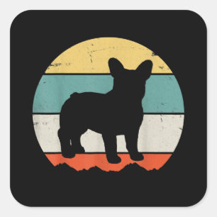 Frenchie Gift    Franse bulldog Gift Vierkante Sticker