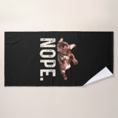 Frenchie Gift | Franse Bulldog Nope. Badhanddoek (Badhanddoek)