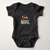Frenchie Gift | Franse Bulldog Nope. Romper (Voorkant)