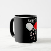 Frenchie Gift | Happy Pill French Bulldog Gift Mok (Voorkant links)
