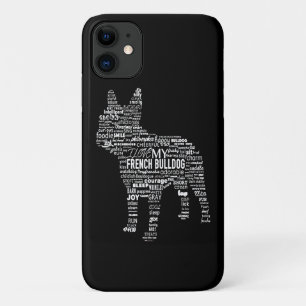 Frenchie Gift   Ik hou van mijn Franse Bull Dog Case-Mate iPhone Case