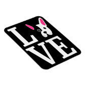 Frenchie Gift | Love French Bulldog Gift Magneet (Rechterzijde)