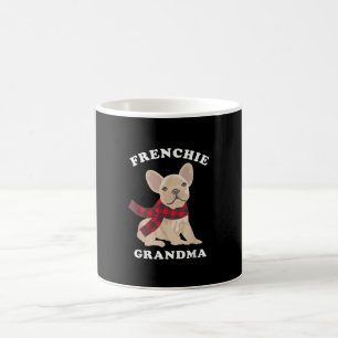 Frenchie Grandma Gift French Bulldog Xmas familie Koffiemok