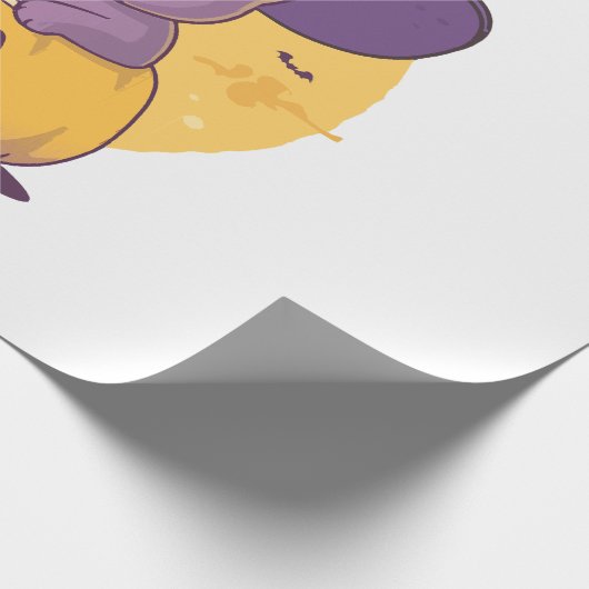 Frenchie Halloween Cadeaupapier (Hoek)