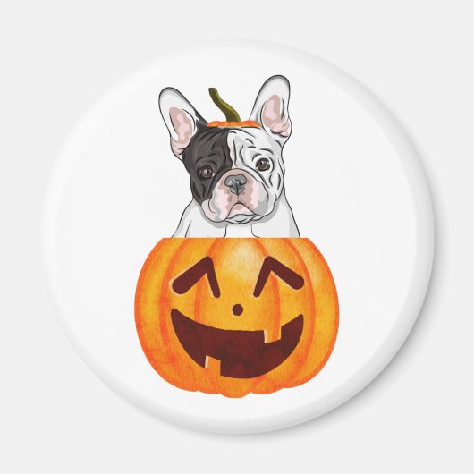 Frenchie Halloween Magneet (Voorkant)