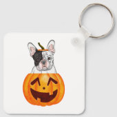 Frenchie Halloween Sleutelhanger (Achterkant)