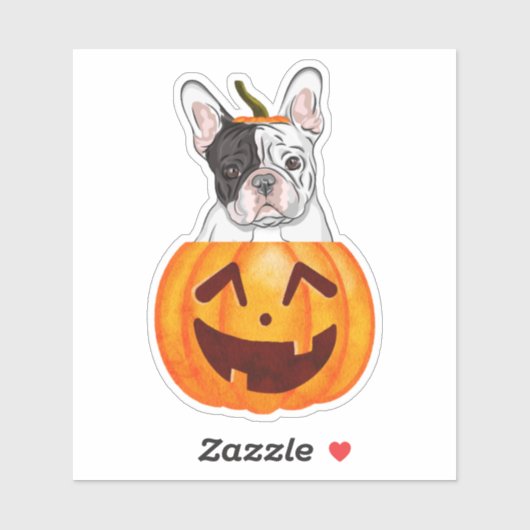 Frenchie Halloween Sticker (Vel)