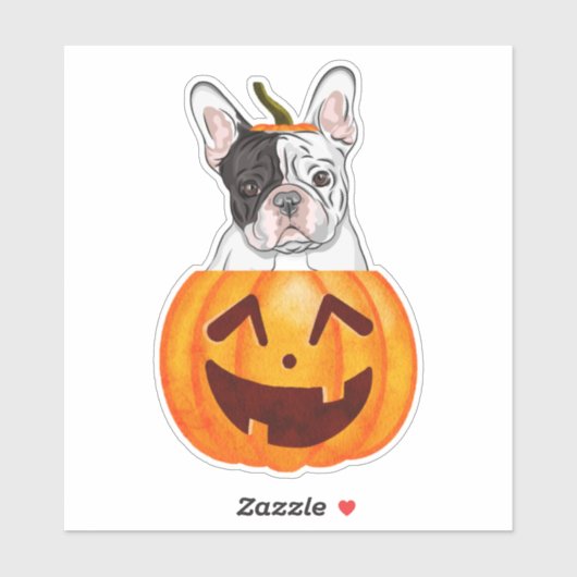 Frenchie Halloween Sticker (Vel)