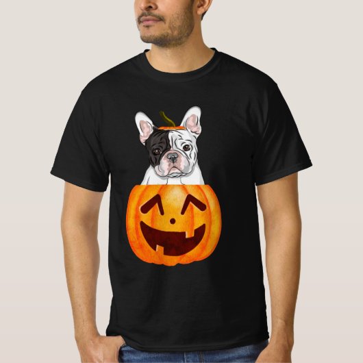 Frenchie Halloween T-Shirt (Voorkant)