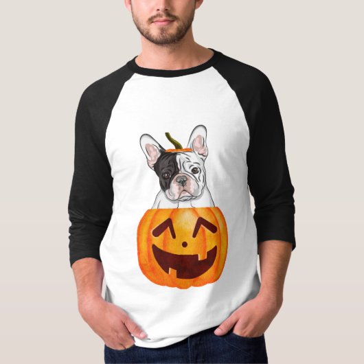 Frenchie Halloween T-Shirt (Voorkant)