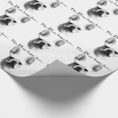 Frenchie Happy Face Cadeaupapier (Hoek)