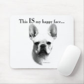 Frenchie Happy Face Muismat (Met muis)