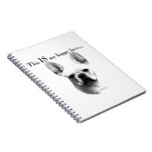 Frenchie Happy Face Notitieboek (Rechterzijde)