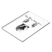 Frenchie Happy Face Notitieboek (Linkerzijde)