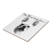 Frenchie Happy Face Tegeltje (Zijkant)