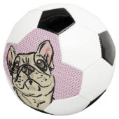 Frenchie Hearts Voetbal (Drie kwart)