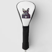 Frenchie Het Feest Man Golfheadcover (Voorkant)