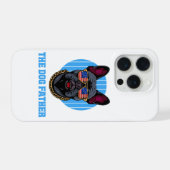 Frenchie Hond Papa De Hond Vader Patriottisch Cade iPhone Hoesje (Achterkant horizontaal)