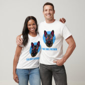 Frenchie Hond Papa De Hond Vader Patriottisch Cade T-shirt (Unisex)