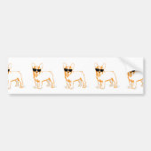 Frenchie Howlelu Bumpersticker (Voorkant)