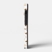 Frenchie Howlelu Oranje Pattern Case-Mate iPhone Case (Achterkant / Links)