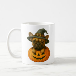 Frenchie in Pumpkin Koffiemok