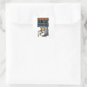 Frenchie Is My Personality Franse Bulldog Sticker (Tas)