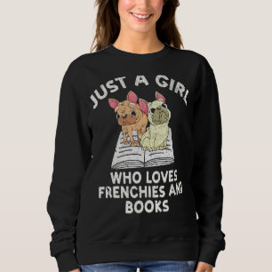 Frenchie Leading Girls Women Dog Owner French Bul Trui